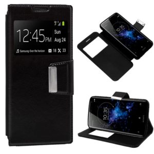 Funda COOL Flip Cover para Sony Xperia XZ2 Liso Negro