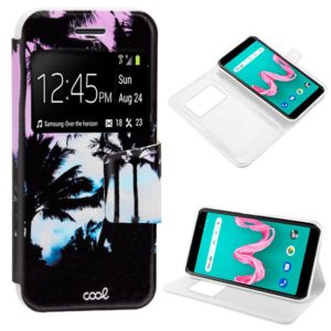 Funda COOL Flip Cover para Wiko Lenny 5 Dibujos Beach
