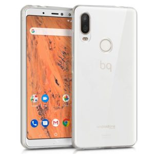 Funda COOL Silicona para BQ Aquaris X2 / X2 Pro / Vsmart Active 1 (Transparente)