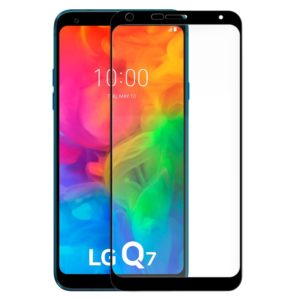 Protector Pantalla Cristal Templado COOL para LG Q7 (3D Negro)